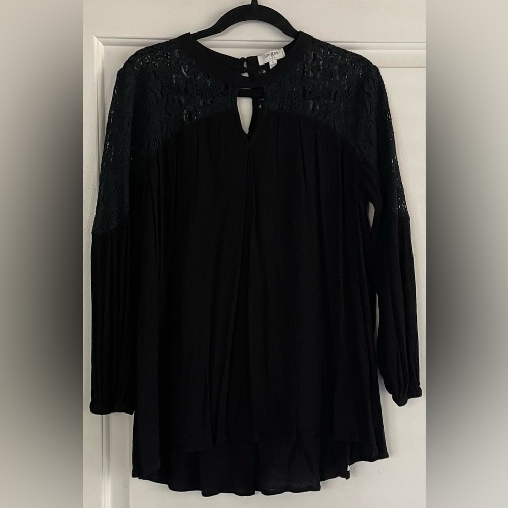 Umgee Black Lace Women’s Top